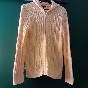 Yellow Land's End hooded sweater